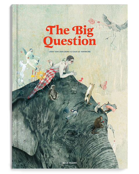 High-quality giclée print of Elephants from the picture book The Big Question by illustrator Kaatje Vermeire, available in A2, A3 and A4.