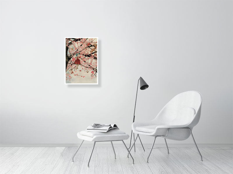 A2 giclée print of Maia and What Matters from the picture book Maia and What Matters by illustrator Kaatje Vermeire